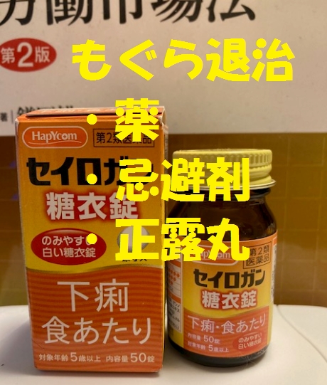 もぐら退治方法【薬】正露丸