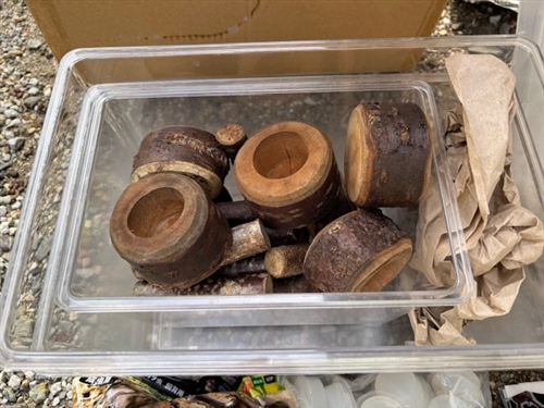 カブトムシ飼育用品の寄付