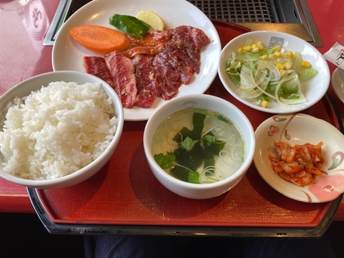 朝鮮飯店ランチメニューと日替わりランチと時間